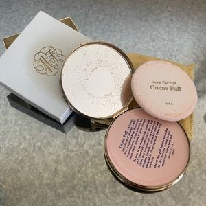 Vintage Crème Puff Powder Compact